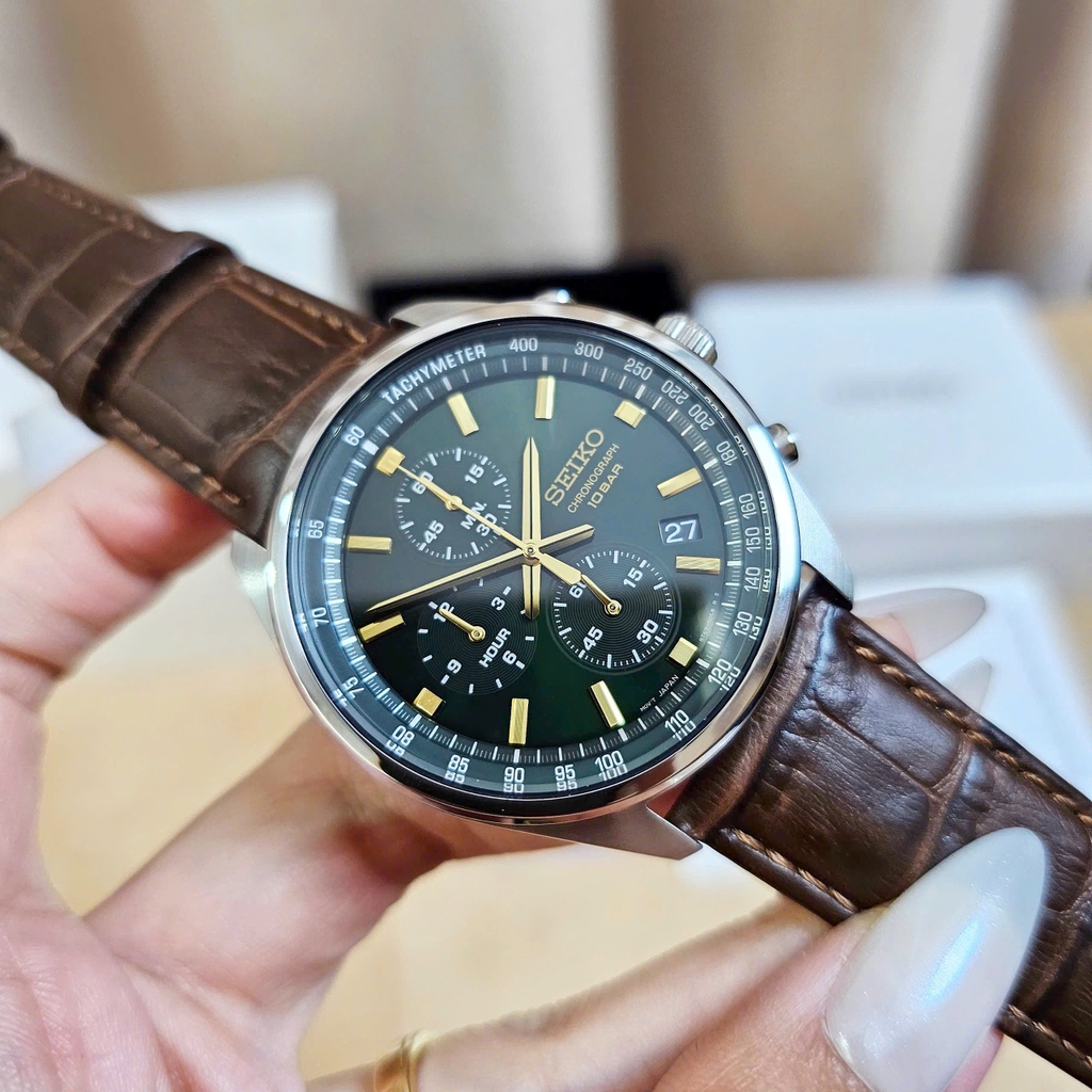 Đồng Hồ Nam Seiko Quartz Chronograph Tachymeter SSB385P1 ( SSB385 )