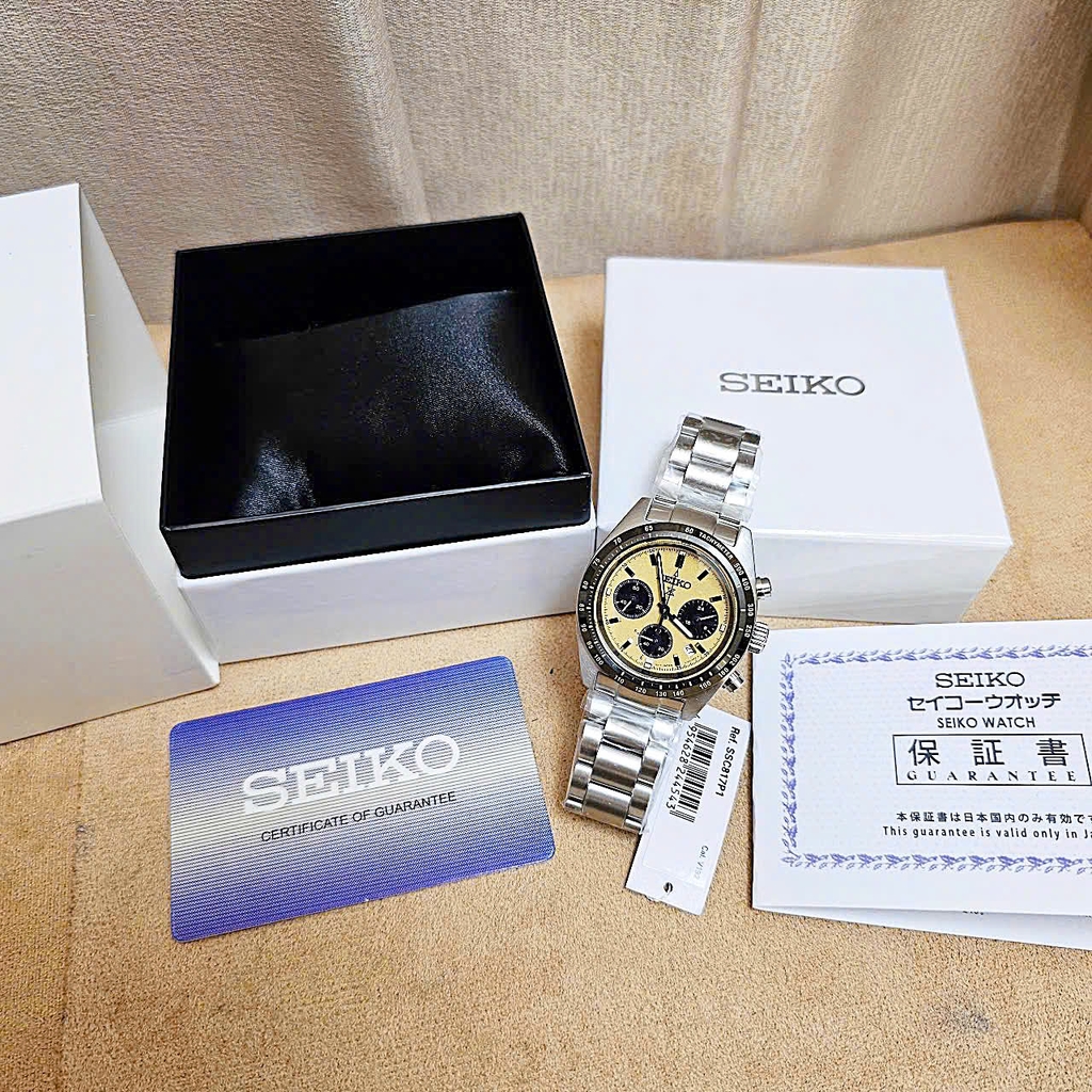 Đồng Hồ Nam Seiko Quartz Solar Prospex Speedtimer SSC817P1 ( SSC817 )
