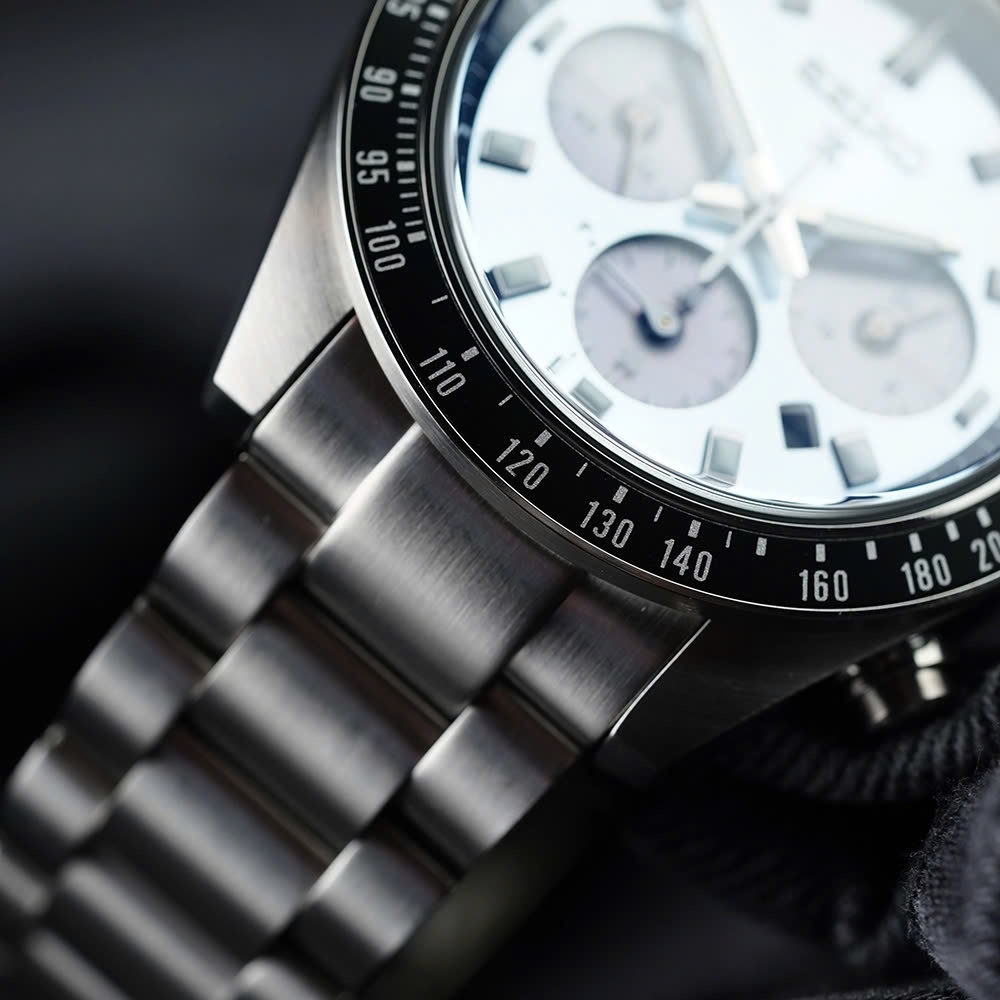 Đồng Hồ Nam Seiko Quartz Solar Prospex Speedtimer SSC935P1 ( SSC935 ) Dây Thép Mặt Xanh Nhạt