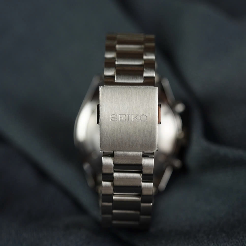 Đồng Hồ Nam Seiko Quartz Solar Prospex Speedtimer SSC939P1 ( SSC939 ) Dây Thép Mặt Xám