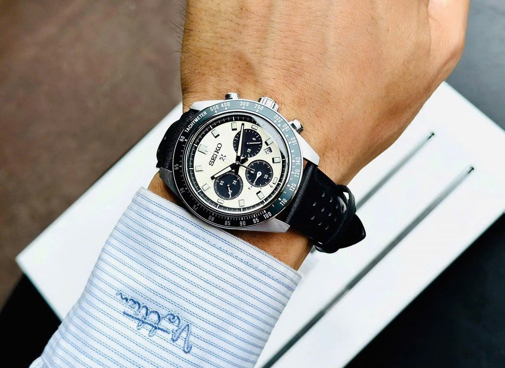 Đồng Hồ Nam Seiko Quartz Solar Prospex Speedtimer SSC943P1