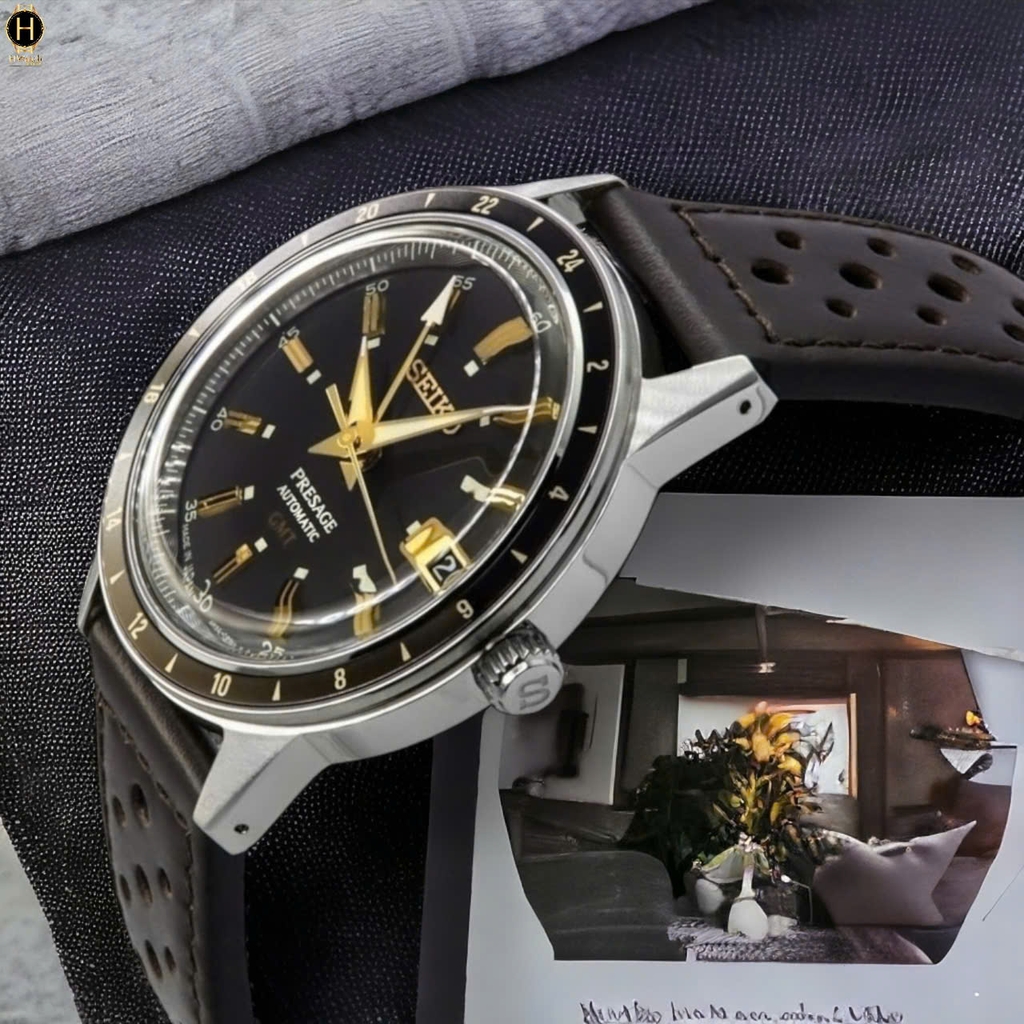 Đồng Hồ Nam Seiko Automatic Presage Style60's GMT SSK013J1 ( SSK013 )