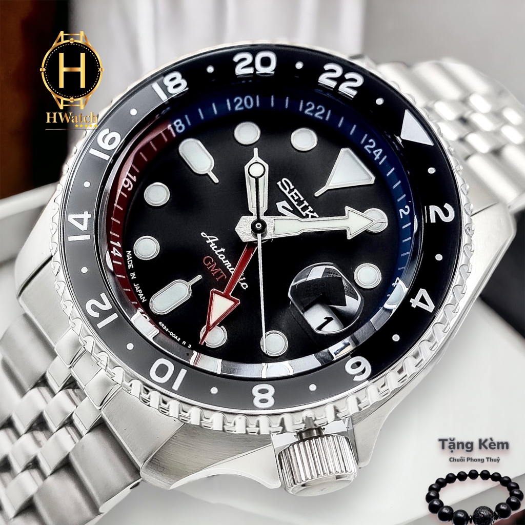 Đồng Hồ Nam Seiko Automatic SSK019J1( SSK019 ) Sport GMT Made IN Japan