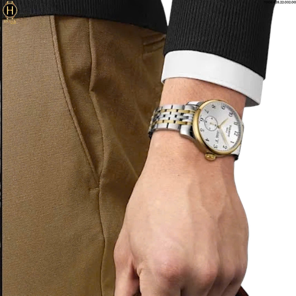 Đồng Hồ Nam Tissot Automatic Le Locle T006.428.22.032.00 ( T0064282203200 ) Dây Thép Mặt Trắng Sapphire