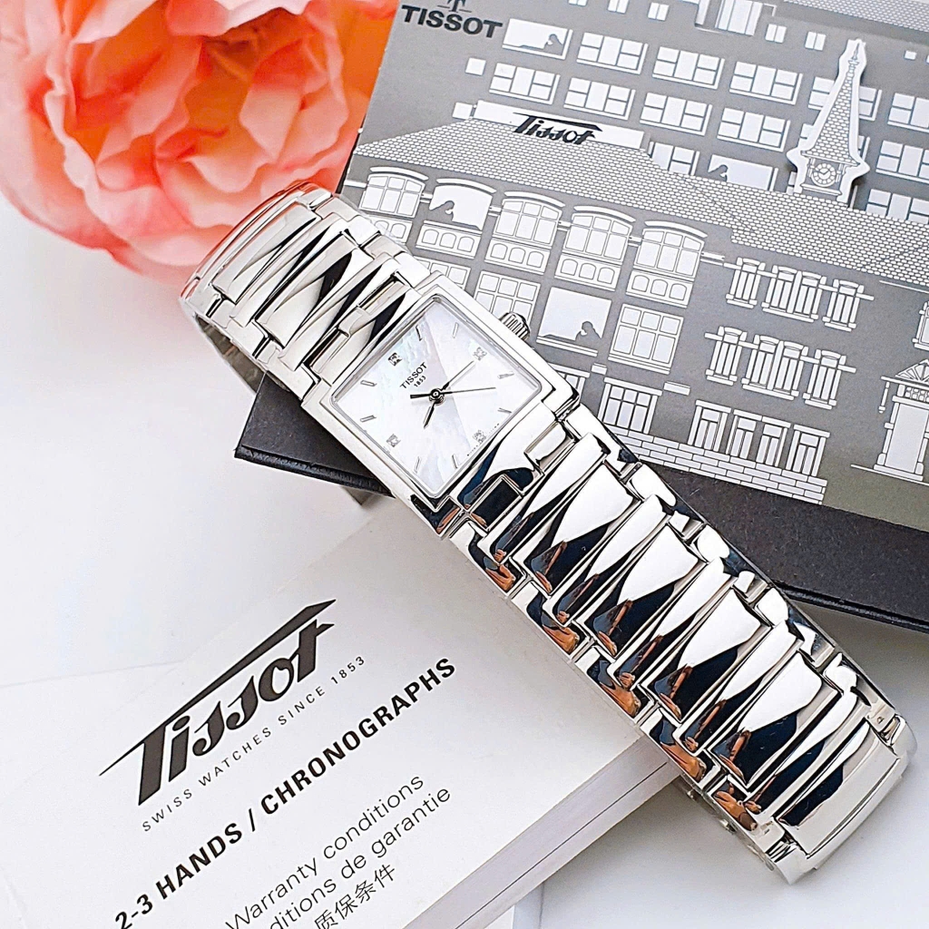 Đồng Hồ Nữ Tissot Quartz Square Diamond T051.310.11.116.00