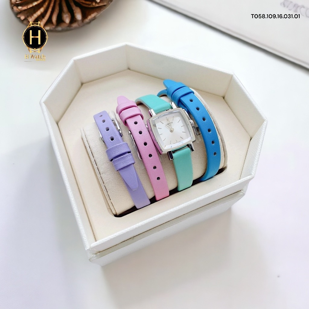 Đồng Hồ Nữ Tissot Quartz Lovely Square Summer T058.109.16.031.01 (T0581091603101)