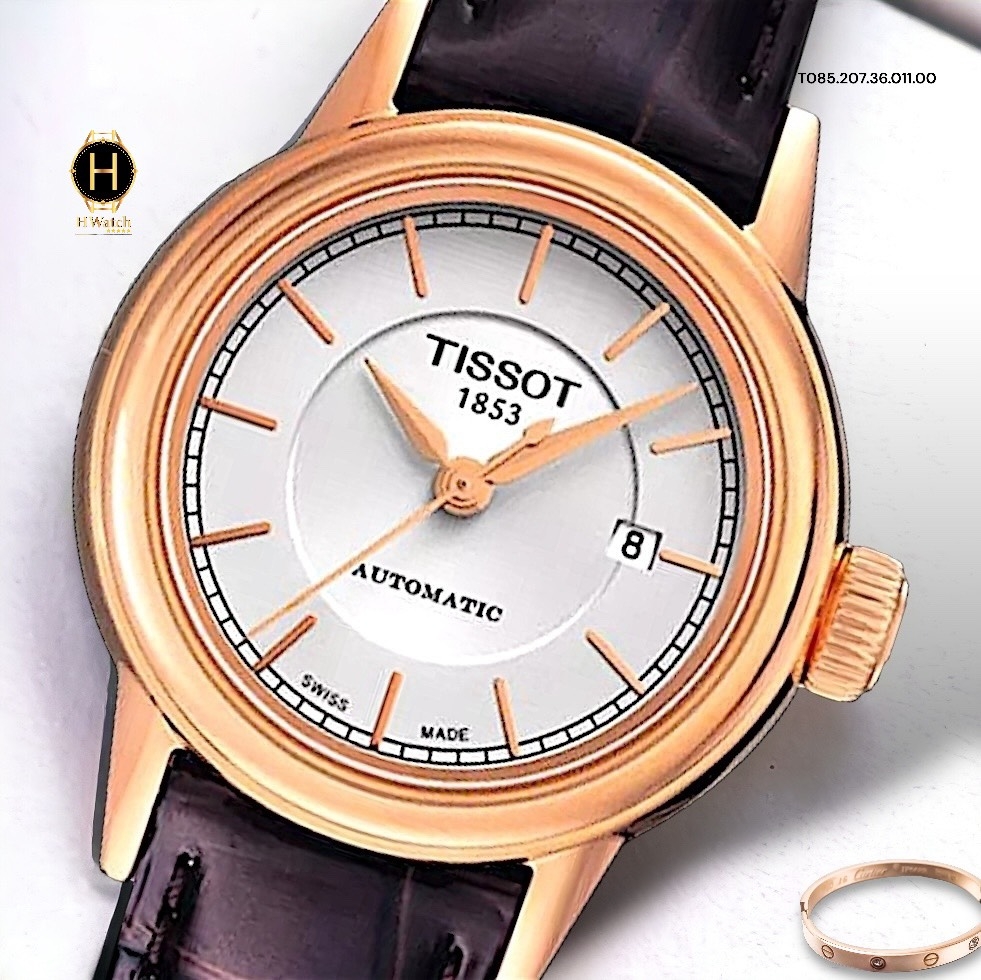 Đồng Hồ Nữ Tissot Automatic Carson T085.207.36.011.00 ​( T0852073601100 )