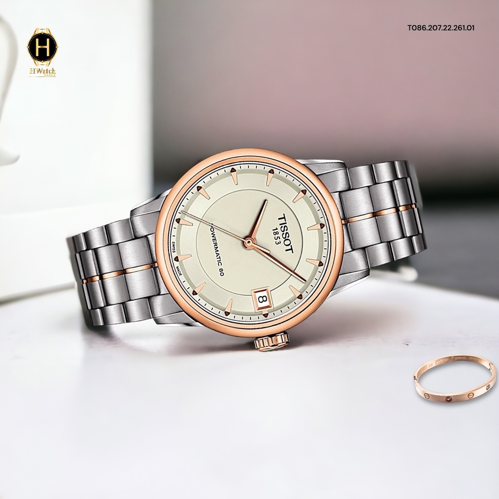Đồng Hồ Nữ Tissot Automatic Luxury Powermatic 80 33mm T086.207.22.261.01 ( T0862072226101 )