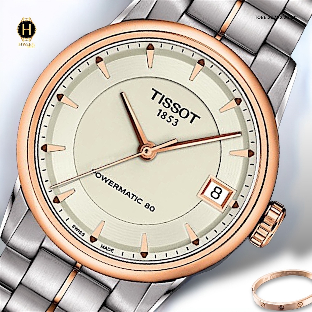 Đồng Hồ Nữ Tissot Automatic Luxury Powermatic 80 33mm T086.207.22.261.01 ( T0862072226101 )