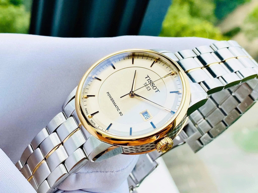 Đồng Hồ Nam Tissot Automatic Powermatic 80 Demi Gold T086.407.22.261.00 ( T0864072226100 )