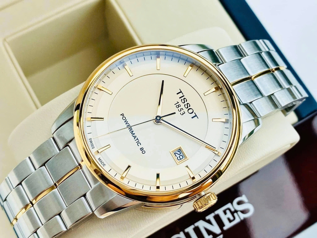 Đồng Hồ Nam Tissot Automatic Powermatic 80 Demi Gold T086.407.22.261.00 ( T0864072226100 )