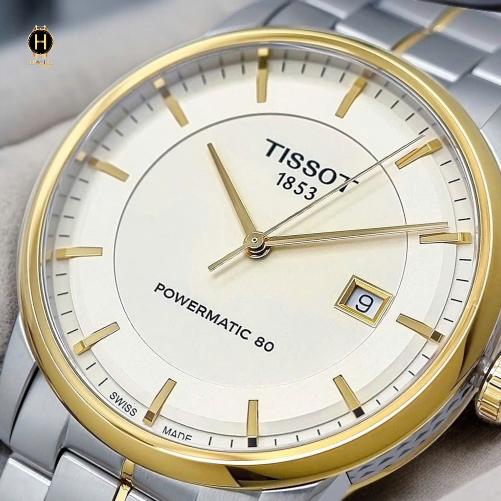 Đồng Hồ Nam Tissot Automatic Powermatic 80 Demi Gold T086.407.22.261.00 ( T0864072226100 )