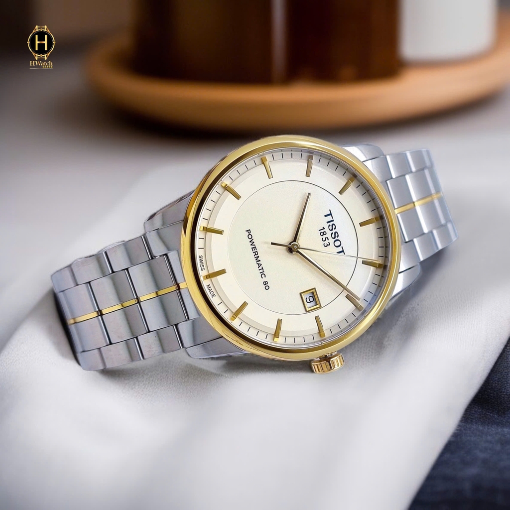 Đồng Hồ Nam Tissot Automatic Powermatic 80 Demi Gold T086.407.22.261.00 ( T0864072226100 )