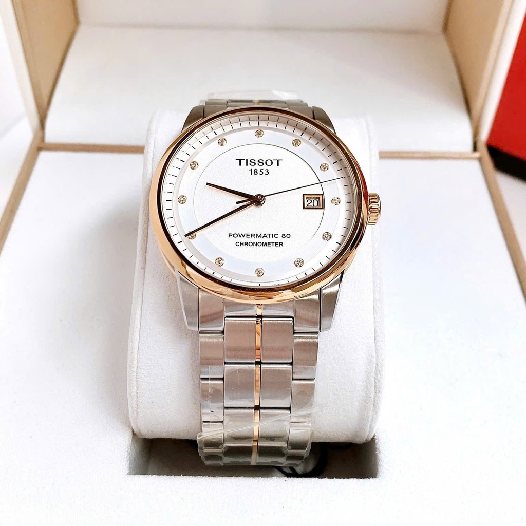 Đồng Hồ Nam Tissot Automatic Cosc 41mm Luxury Diamond Powermatic 80 Chronometer T086.408.22.036.00 ( T0864082203600 )