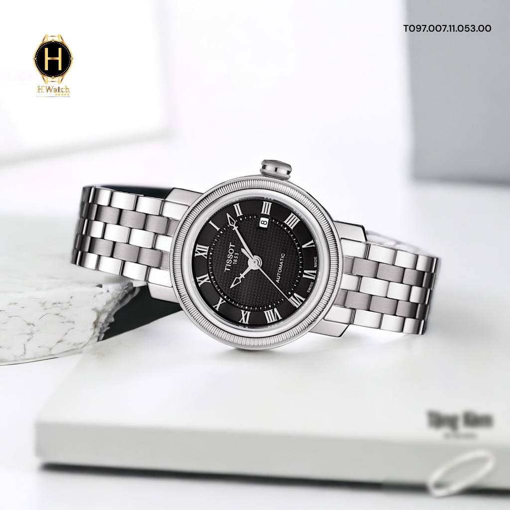Đồng Hồ Nữ Tissot Automatic T-Classic Bridgeport Sapphire T097.007.11.053.00 ( T0970071105300 )