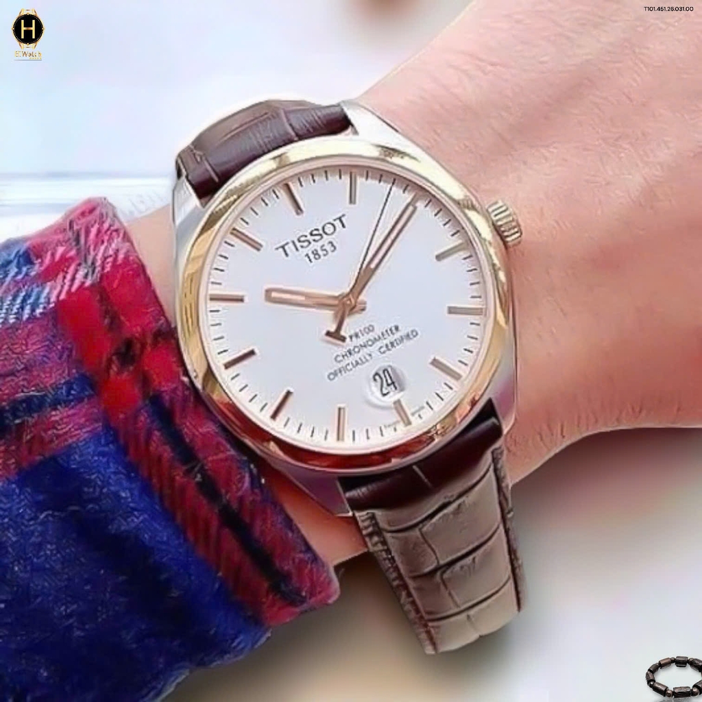 Đồng Hồ Nam Tissot Quartz Cosc Pr 100 T101.451.26.031.00 ( T1014512603100 )