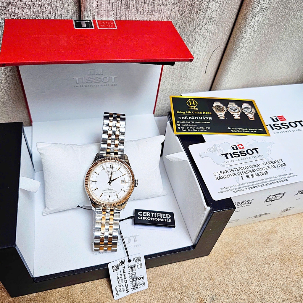 Đồng Hồ Nam Tissot Automatic BALLADE POWERMATIC 80 SILICIUM T108.408.22.278.00 ( T1084082227800 )