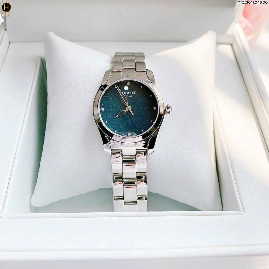 Đồng Hồ Nữ Tissot Quartz T-Wave Diamond T112.210.11.046.00 (T1122101104600)