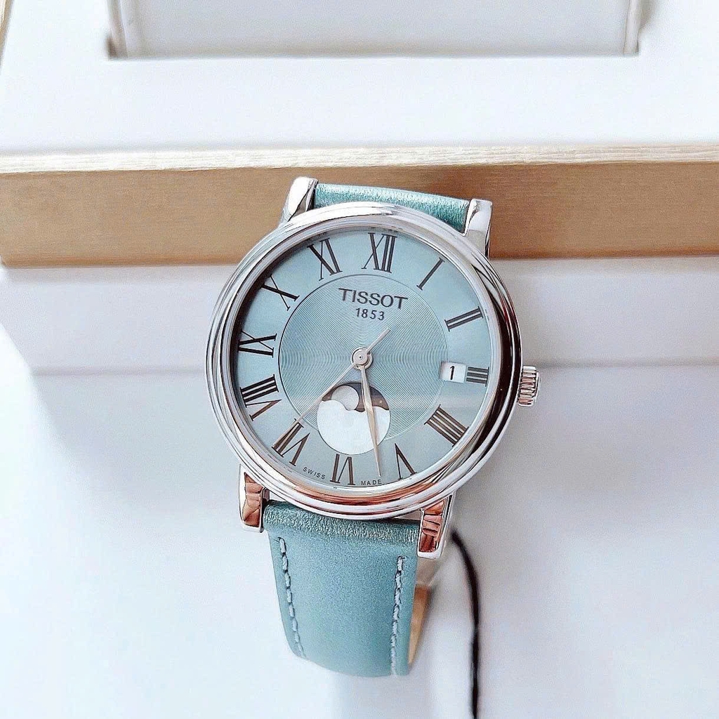 Đồng Hồ Nữ Tissot Quartz Carson Premium Lady Moonphase T122.223.16.353.00 (T1222231635300)