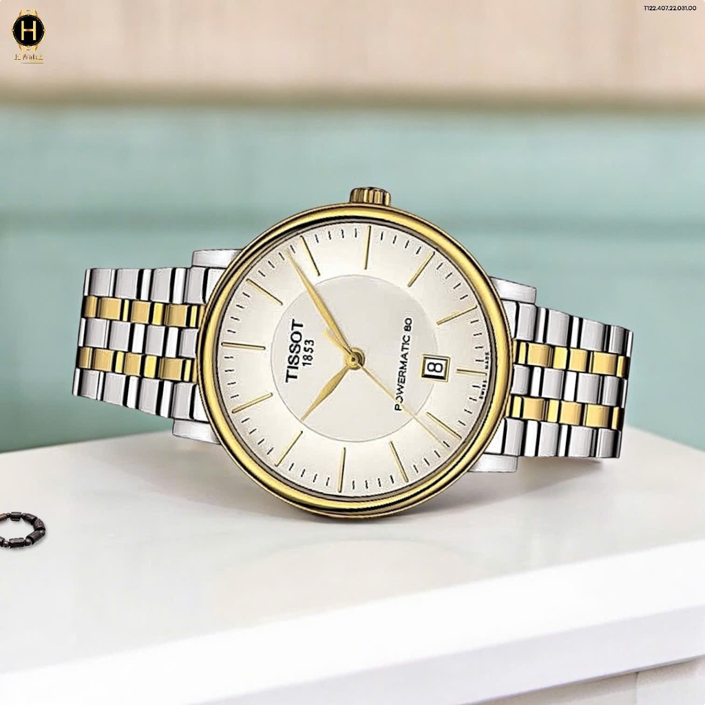 Đồng Hồ Nam Tissot Automatic Carson Powermatic 80 T122.407.22.031.00 ( T1224072203100 )