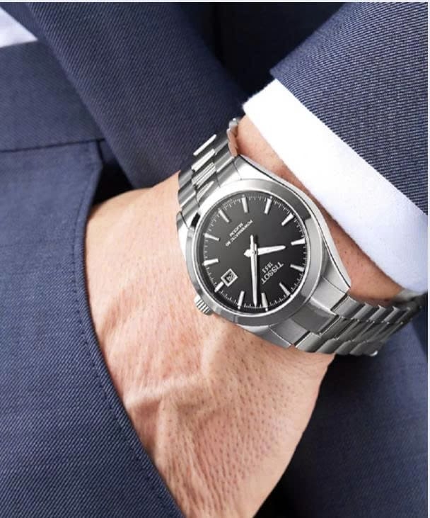 Đồng Hồ Nam Tissot Automatic Gentleman Powermatic 80 Silicium Black T127.407.11.051.00 ( T1274071105100 ) 