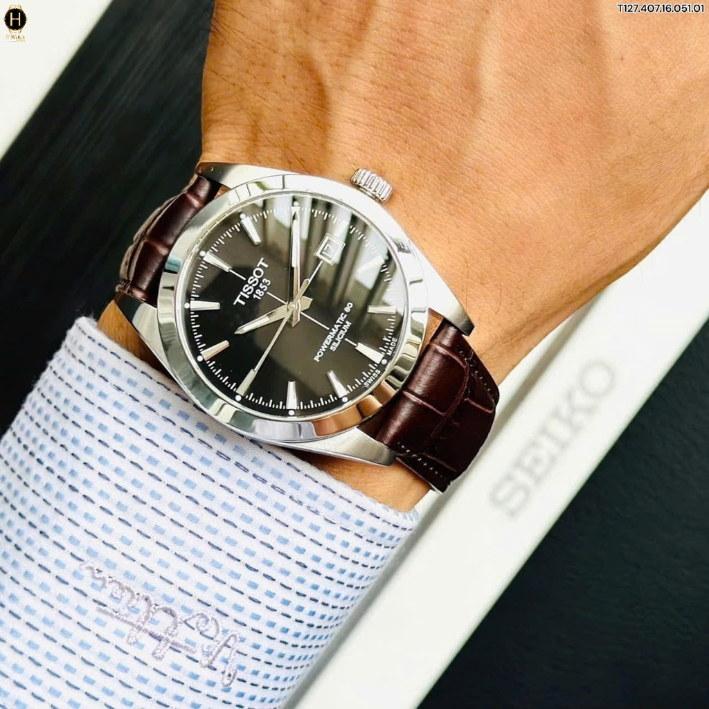 Đồng Hồ Nam Tissot Automatic Powermatic 80 Silicium T127.407.16.051.01 ( T1274071605101 )