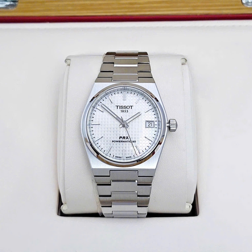 Đồng Hồ Nam Unisex Automatic PRX Powermatic 80 35mm T137.207.11.111.00 (T1372071111100)