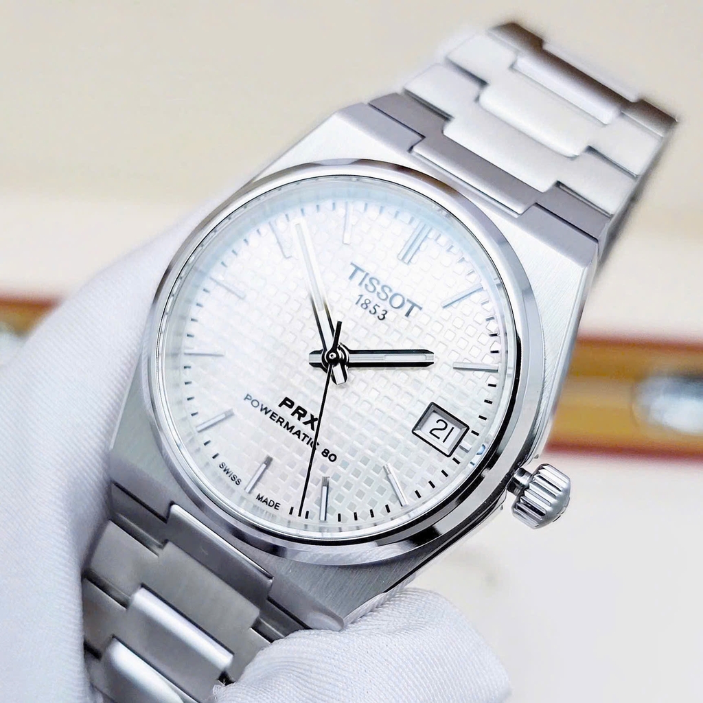 Đồng Hồ Nam Unisex Automatic PRX Powermatic 80 35mm T137.207.11.111.00 (T1372071111100)