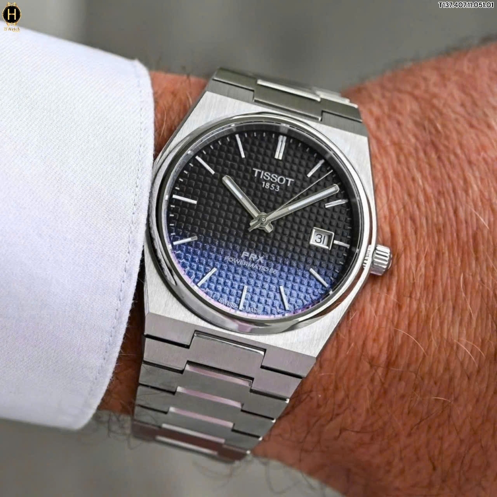 Đồng Hồ Nam Tissot Automatic Prx Powermatic 80 Gradient T137.407.11.051.01 ( T1374071105101 )
