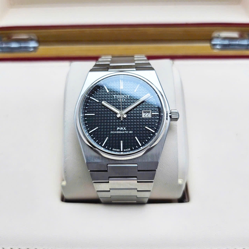 Đồng Hồ Nam Tissot Automatic Powermatic 80 Green 40mm T137.407.11.091.00 ( T1374071109100  )