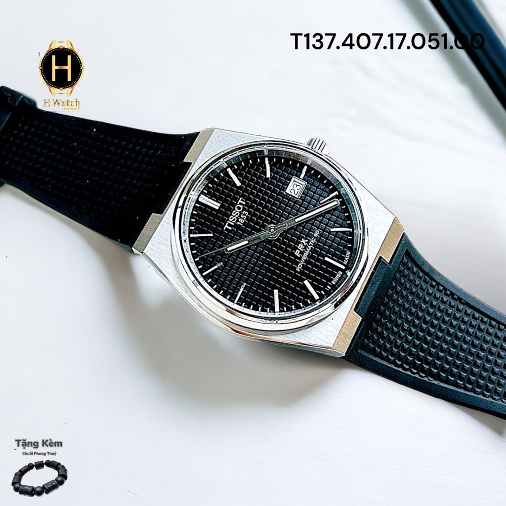 Đồng Hồ Nam Tissot Automatic PRX Powermatic 80 Black 40mm T137.407.17.051.00 ( T1374071705100 )