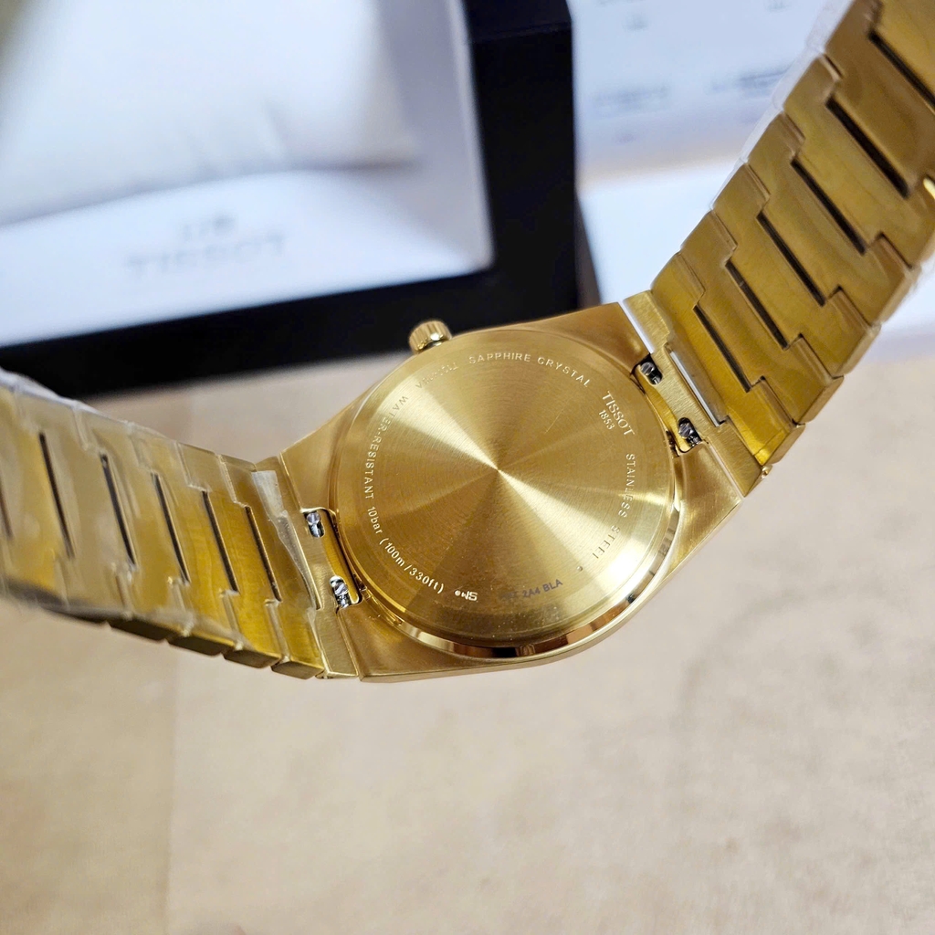Đồng Hồ Nam Tissot Quartz  PRX Champagne Dial Gold 40mm T137.410.33.021.00 (T1374103302100 )