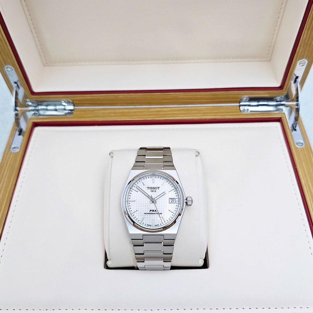 Đồng Hồ Nam Unisex Automatic PRX Powermatic 80 35mm T137.207.11.111.00 (T1372071111100)