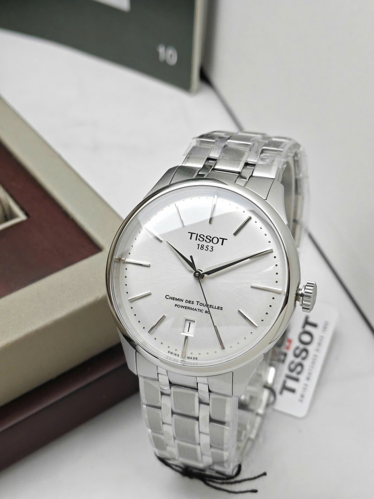 Đồng Hồ Nam Tissot Automatic Chemin des Tourelles Powermatic 80 T139.807.11.031.00 (T1398071103100)