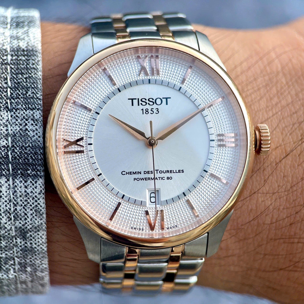 Đồng Hồ Nam Tissot Automatic Chemin des Tourelles Powermatic 80 T139.807.22.038.00 ( T1398072203800 )