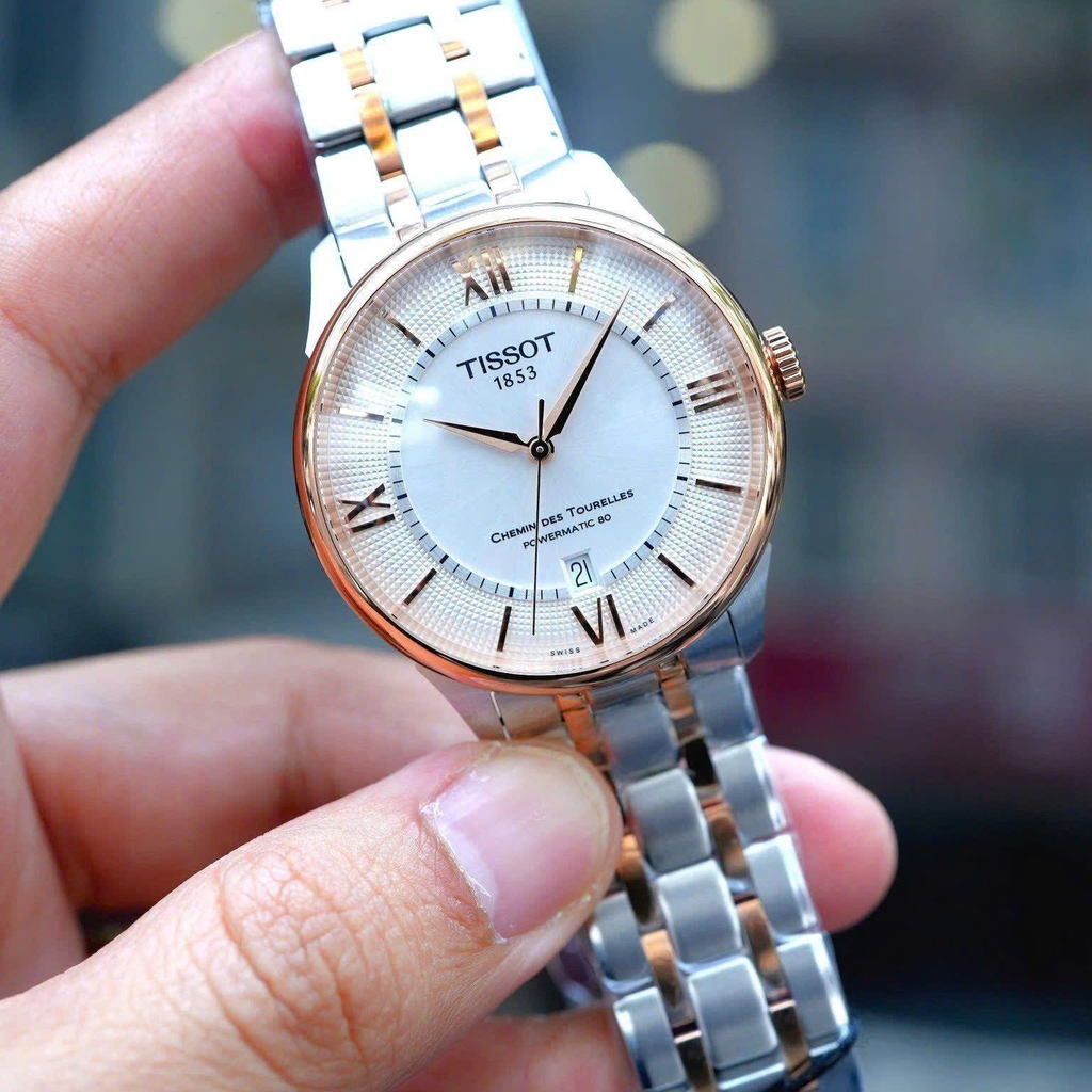 Đồng Hồ Nam Tissot Automatic Chemin des Tourelles Powermatic 80 T139.807.22.038.00 ( T1398072203800 )