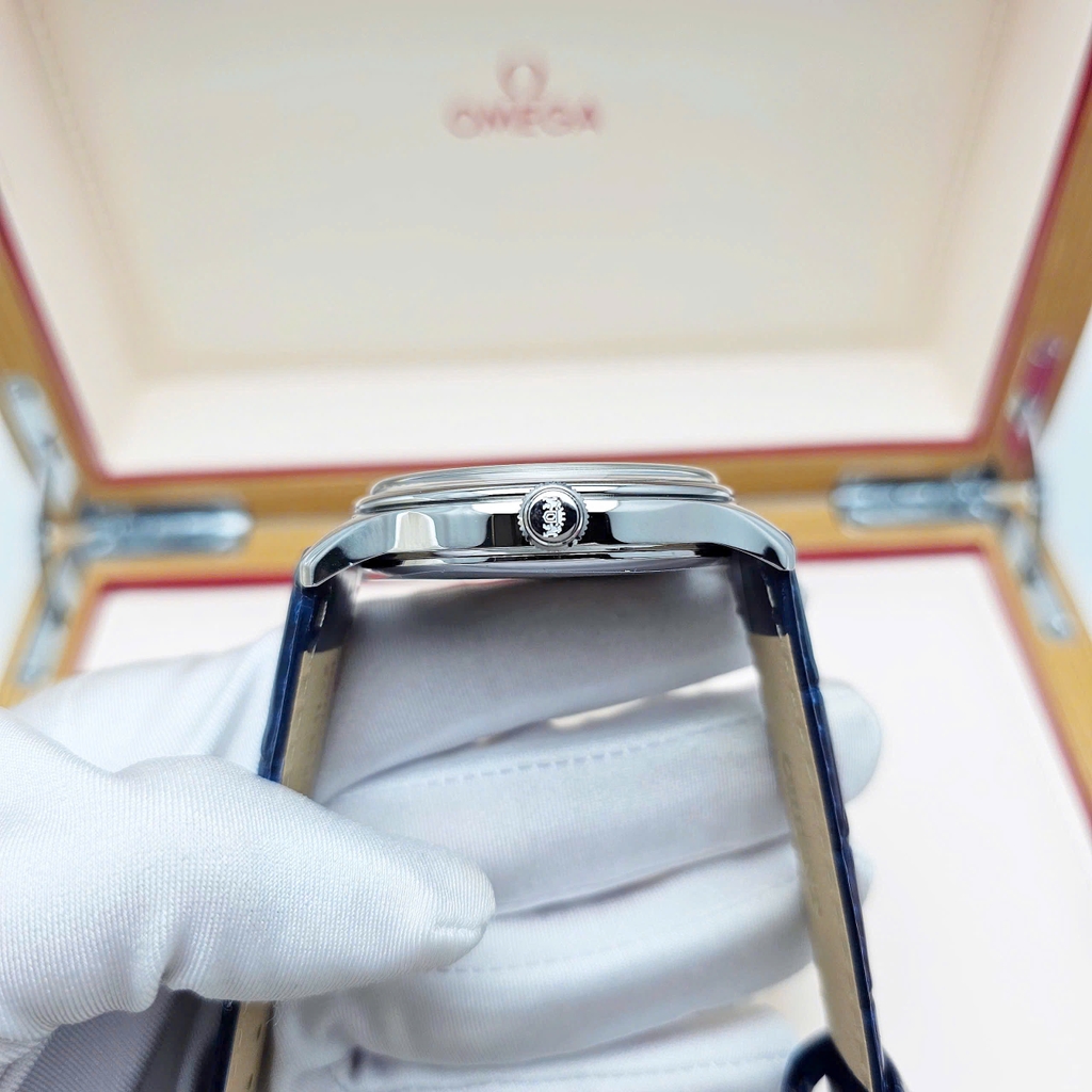 Đồng Hồ Nam Orient Automatic Cabalero Blue FAG00004D0 ( SAG00004D0 ) ( TAG00004D0 ) Dây Da Vỏ Trắng Mặt Xanh