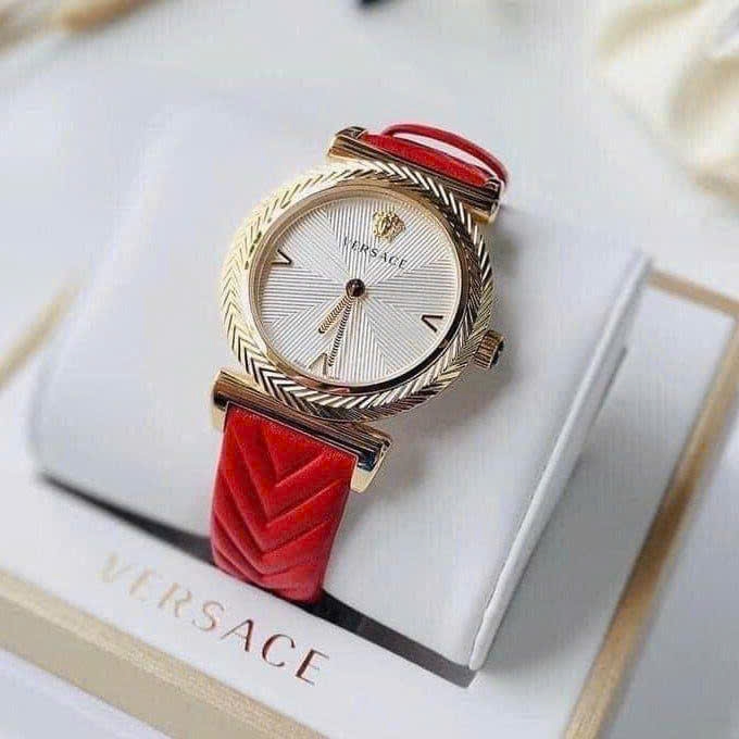 Đồng Hồ Nữ Versace Quartz V-Motif Red VERE01820