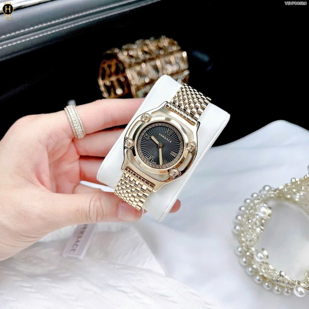 Đồng Hồ Nữ Versace Quartz Medusa Frame VEVF00520
