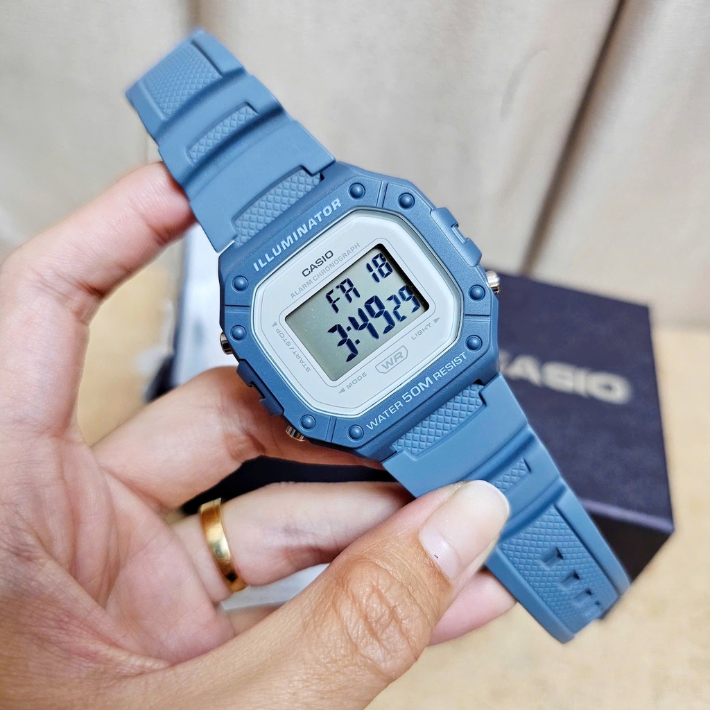 Đồng Hồ Nam Casio Quartz W-218HC-2AVDF 