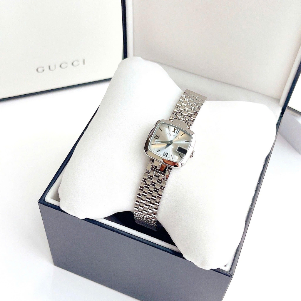 Đồng Hồ Nữ Gucci Quartz Small Silver YA125517
