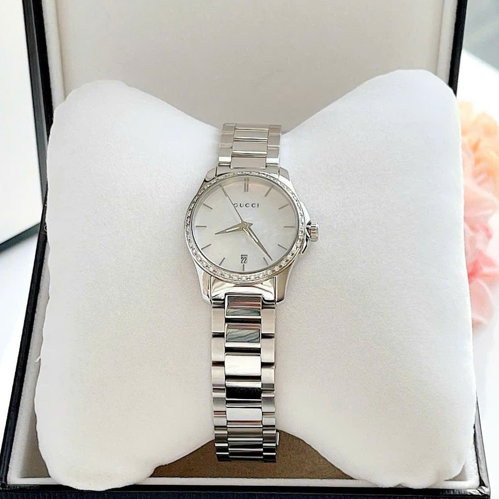 Đồng Hồ Nữ Gucci Quartz G-Timeless YA126543