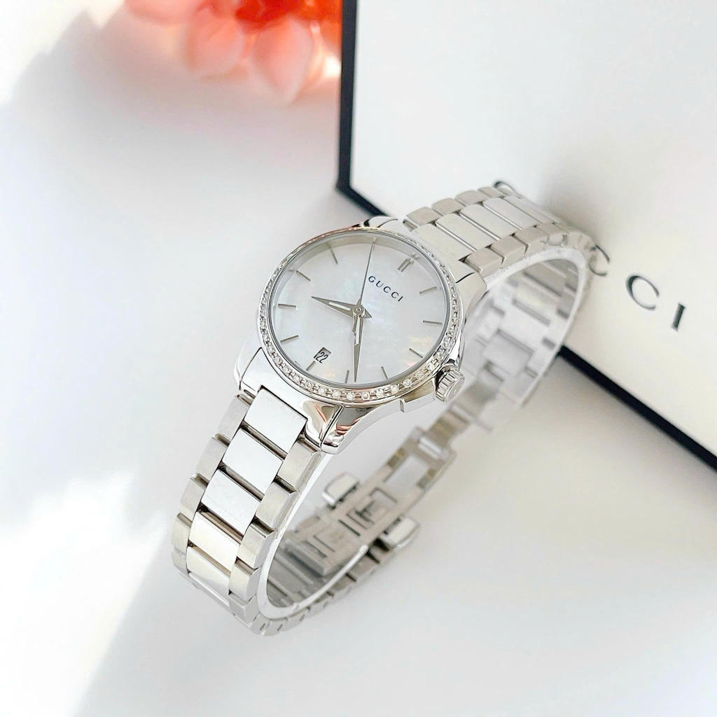 Đồng Hồ Nữ Gucci Quartz G-Timeless YA126543