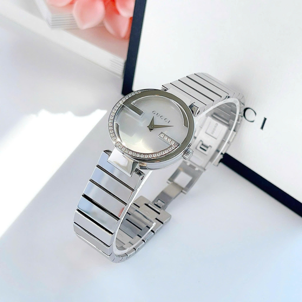 Đồng Hồ Nữ Gucci Quartz  Interlocking YA133509