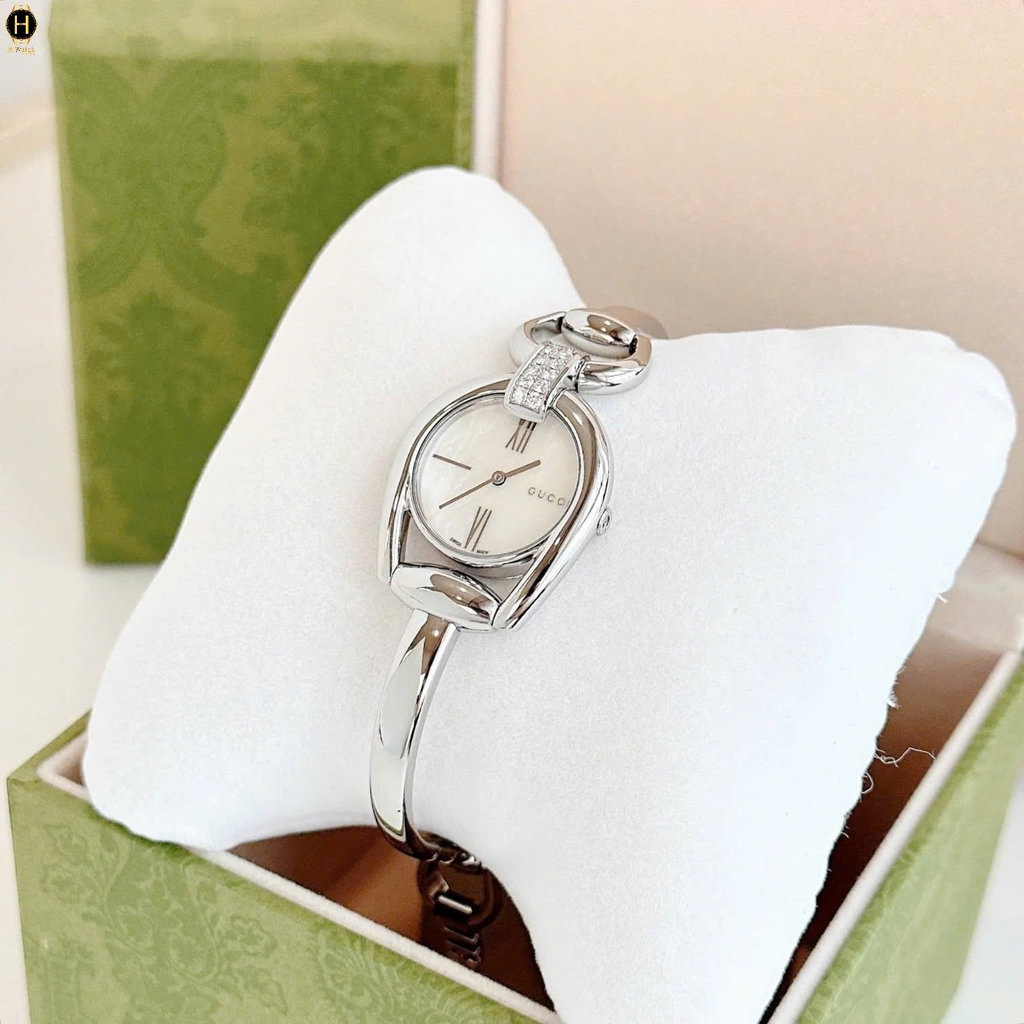 Đồng Hồ Nữ Gucci Quartz Horsebit Collection Diamond YA139504