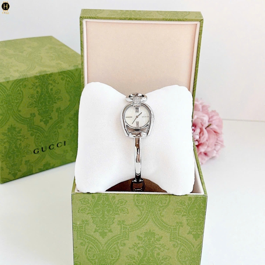 Đồng Hồ Nữ Gucci Quartz Horsebit Collection Diamond YA139504