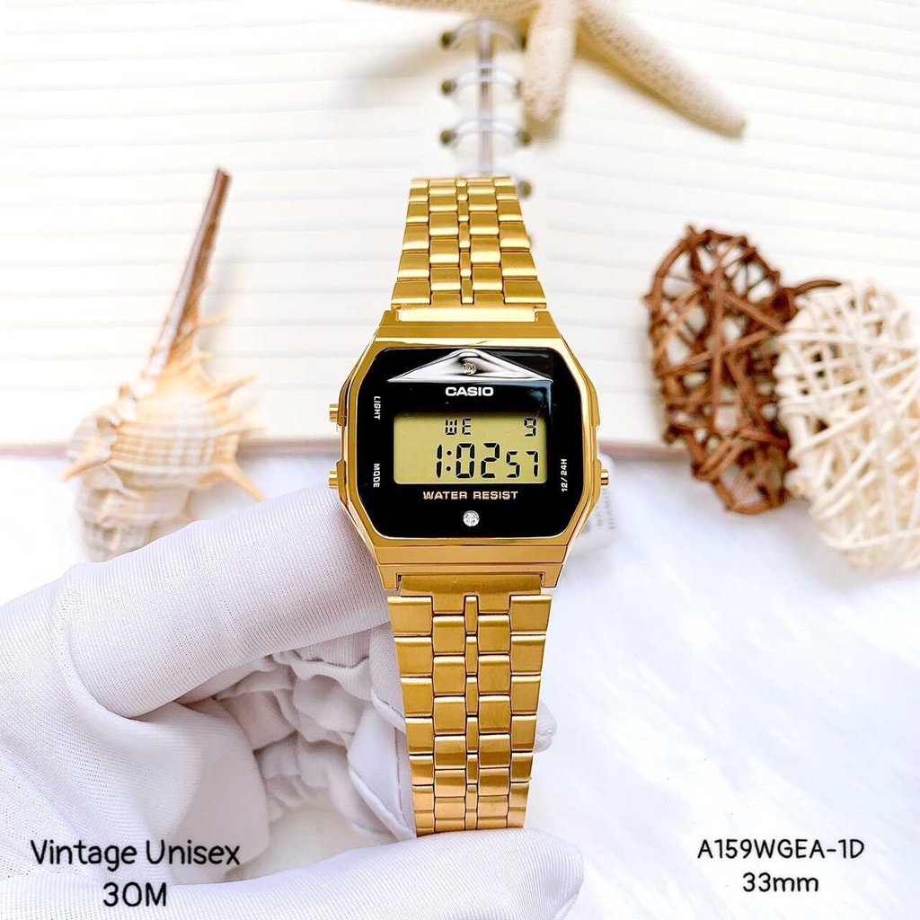 Đồng Hồ Nữ Casio A159WGED-1DF LA670WGAD-1DF Pin Dây Sắt