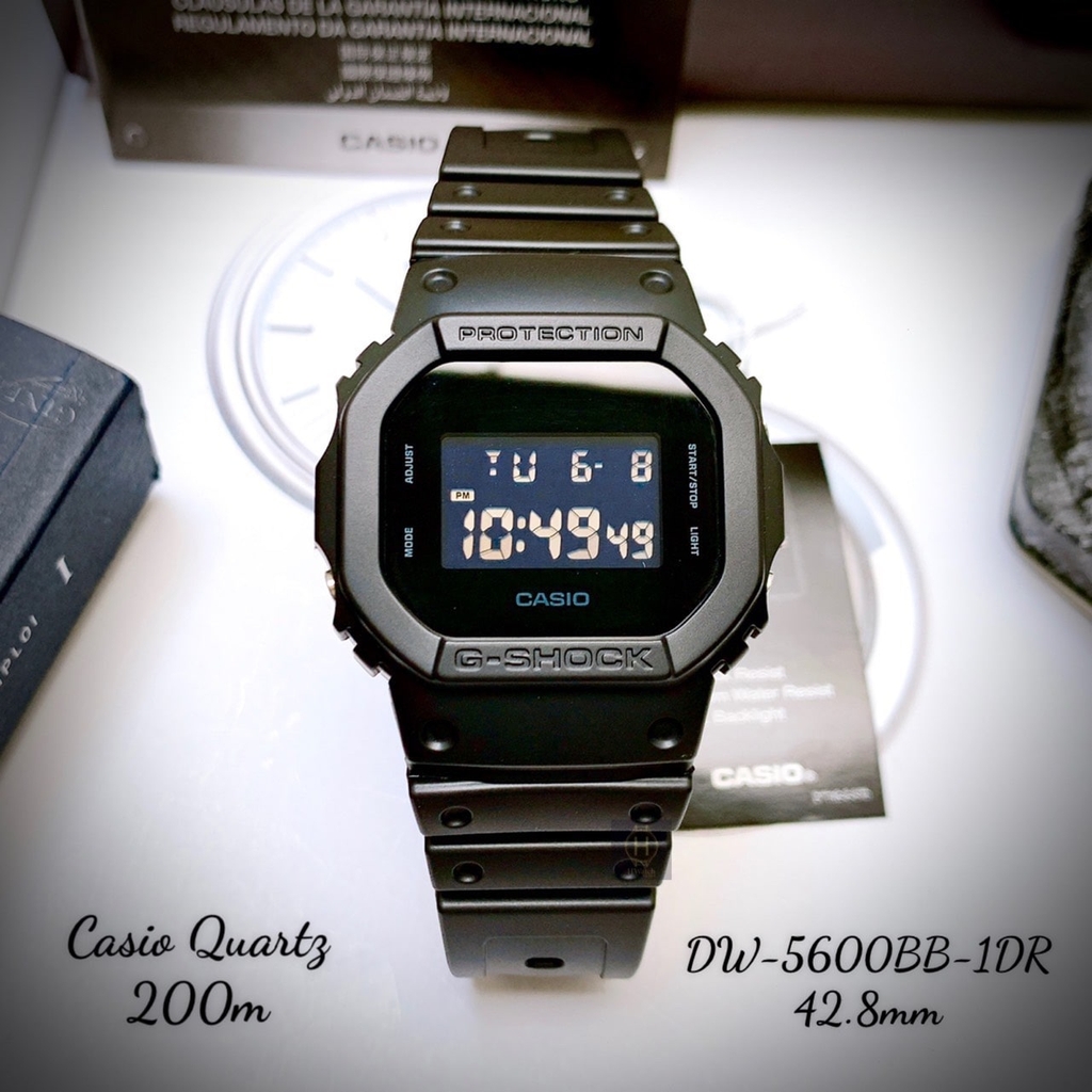 Đồng Hồ Nam Casio Quartz Gsock DW-5600BB-1DR