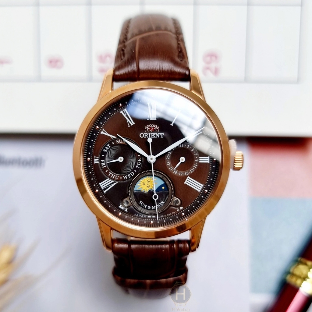 Đồng Hồ Nữ Orient Quartz Sun And Moon Nâu RA-KA0002Y00B ( RA-KA0002Y10A ) ( RA-KA0002Y )
