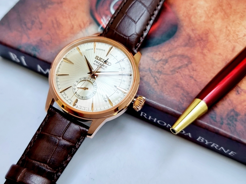 Đồng Hồ Nam Seiko Automatic Presage Cocktail SSA346J1 ( SARY132 ) ( SSA346 ) Dây Da Rose